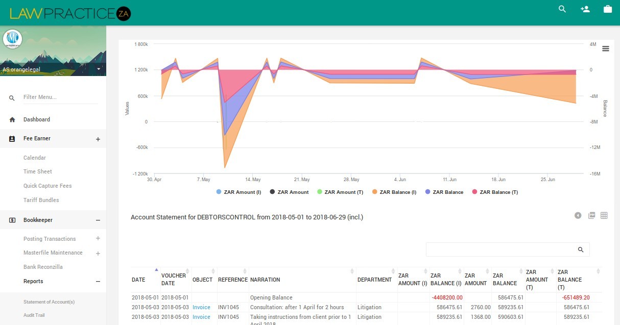 LawPracticeZA screenshot